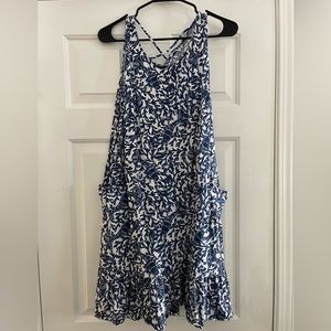 Barely worn Lily Pulitzer blue/white cotton dress